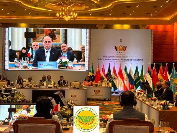 le-ministre-iranien-du-jihad-agricole-au-sommet-agricole-des-brics-2026-en-inde-renforcer-les-échanges-agricoles-de-8-milliards-de-dollars-entre-l’iran-et-les-pays-membres-grâce-aux-bourses-spécialisées,-à-l’agriculture-extraterritoriale-et-à-la-coopération-sud‑sud